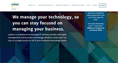 Desktop Screenshot of lewan.com